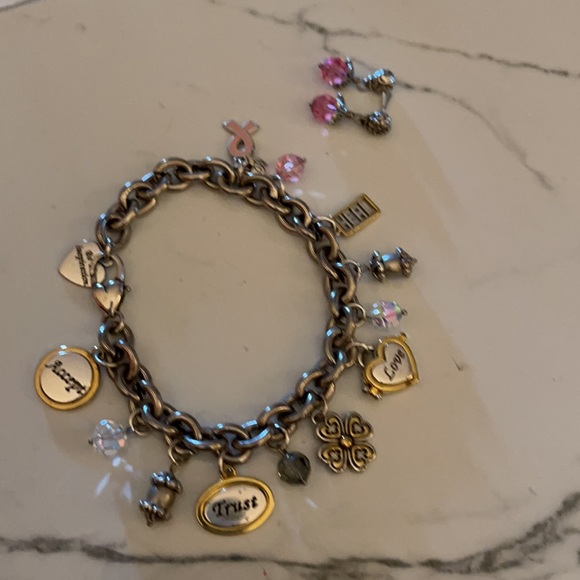 Brighton Power of Pink Charm Bracelet Set - Picture 2 of 9
